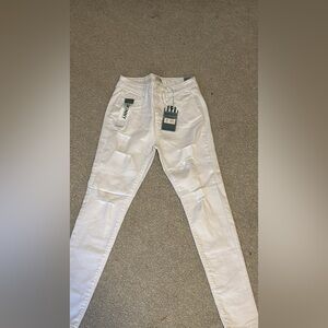 Wax Jean White Pants